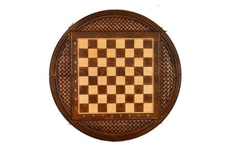 Шахматы + нарды резные "Гаянэ 2" 60, Ustyan