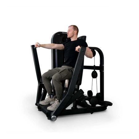 Грудной жим сидя Realleader M2-1001 (синяя рама, черная обивка)