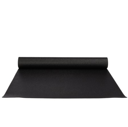 Коврик для фитнеса и йоги YM01-PVCYO-Black 173 х 61 х 0,3 см