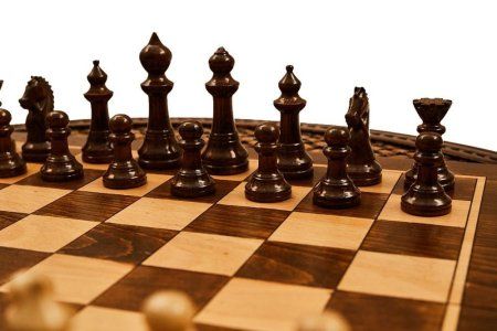Шахматы + нарды резные "Гаянэ 2" 60, Ustyan