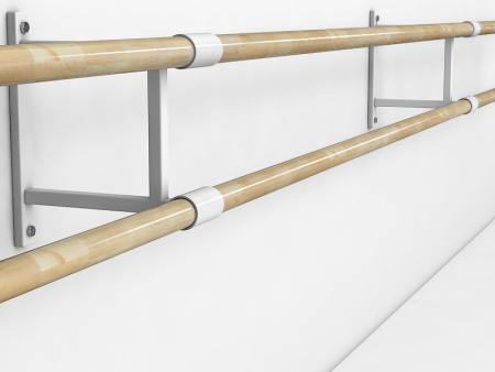 Станок балетный настенный двухрядный