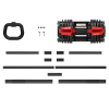 Набор регулируемый штанга+гантель+гиря HYFIT 24 кг
