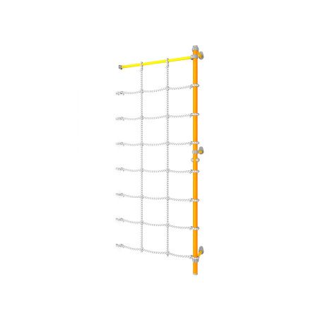 ROMANA Комплект с канатным лазом пристенный ДСКМ-1С-8.18-45 (оранжевый)