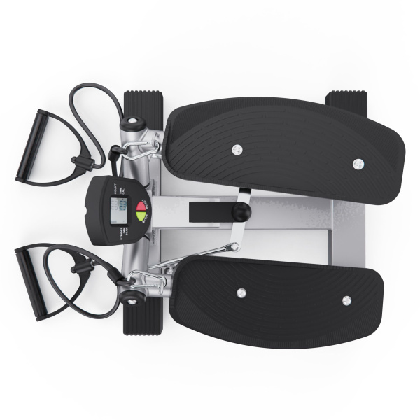 Большой поворотный степпер DFC X-STEPPER с эспандерами