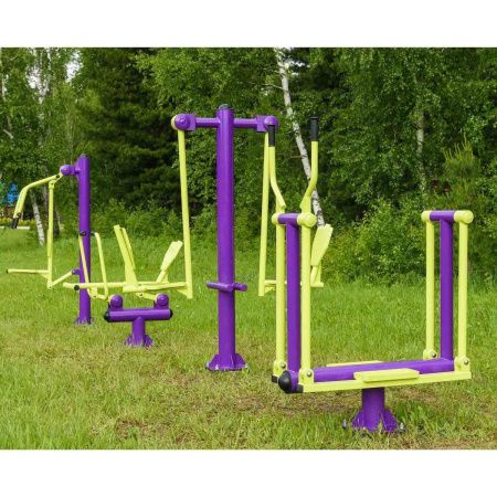 S-1019 Уличный тренажер Жим от груди ZAVODSPORTA