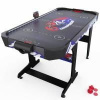 Игровой стол – аэрохоккей с подсветкой DFC Championship 53" 135 х 65 см, складной, черный