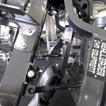 Грудной жим сидя на свободных весах Realleader LD-1001 (HSPro-1001) (серая рама, черная обивка)