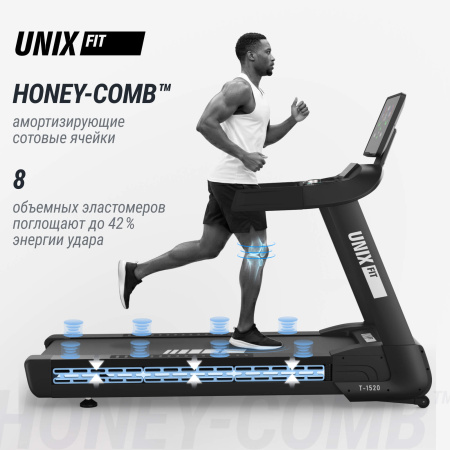 Беговая дорожка UNIX Fit T-1520 PRO (LED)