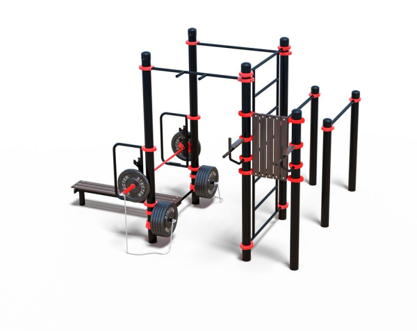 Уличный комплекс для воркаута WORKOUT-FIT - 04