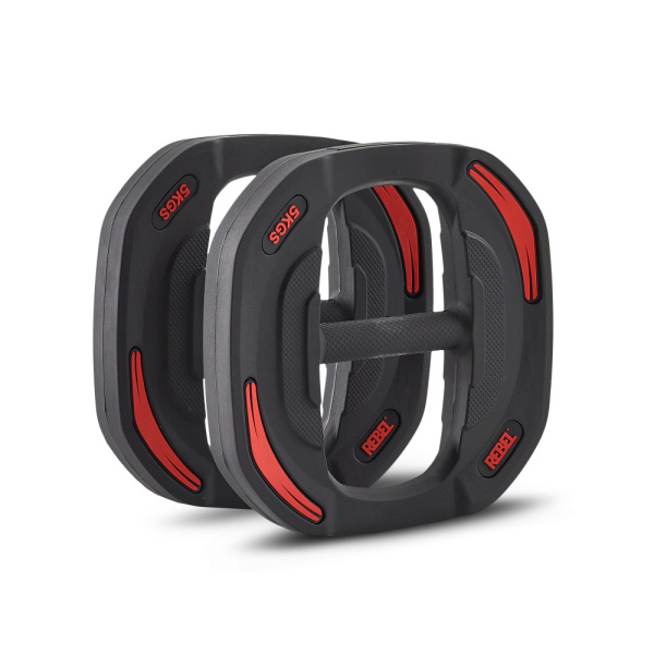 Памп-штанга для аэробики 19,8 кг c двумя дополнительными дисками по 5 кг REBEL