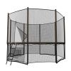 Батут UNIX Line Black&Brown 8 ft (outside)