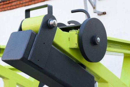 P-1805 Уличный тренажер Тяга к поясу стоя с переменной нагрузкой ZAVODSPORTA