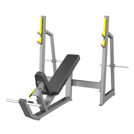 Скамья-стойка для жима под углом вверх DHZ Olympic Bench Incline