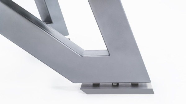 Бильярдный стол для пула "Rasson Wolf" 9 футов (серый, сланец 25 мм) в комплекте с плитой, аксессуары и сукно