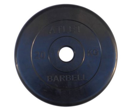 Диски обрезиненные Barbell Atlet 25 кг. 51 мм.