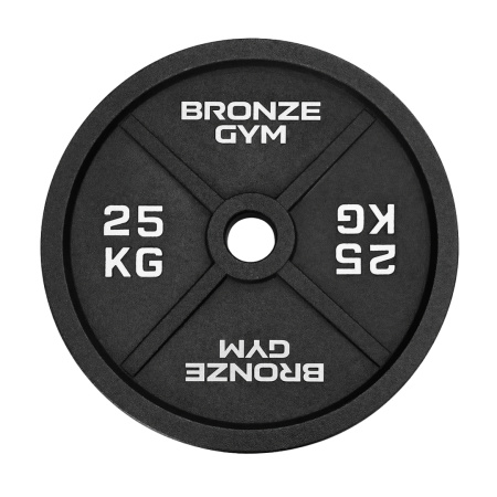 Диск олимпийский BRONZE GYM чугунный