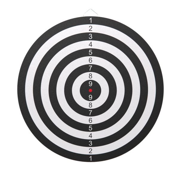 Дартс DFC PRINT двусторонний 45 см, 6 дротиков