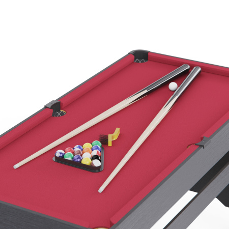 Игровой стол - бильярд DFC 54" 135 x 65 см, красный