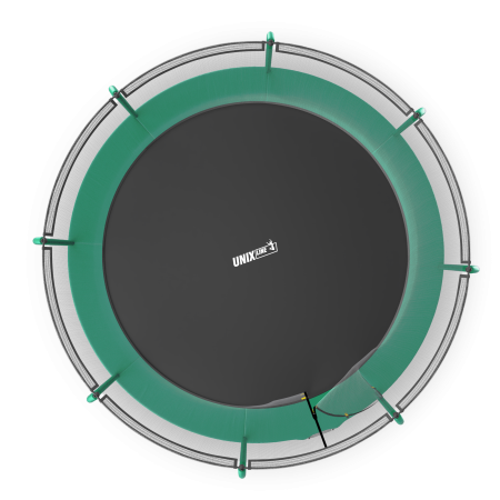 Батут UNIX Line SUPREME BASIC 14 ft (Green)