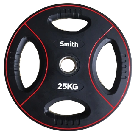 Диск для штанги Smith полиуретановый 25 кг.