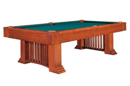 Бильярдный стол для пула «Romance» 8 ф (коричневый) со столешницей