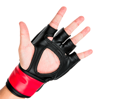 Перчатки MMA для грэпплинга UFC 5 унций S/M Красные