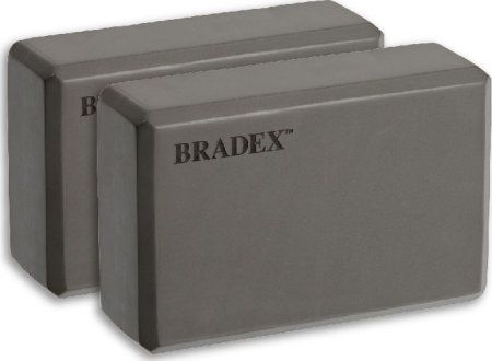 Блоки для йоги, Bradex SF 0612, серый, 2 шт