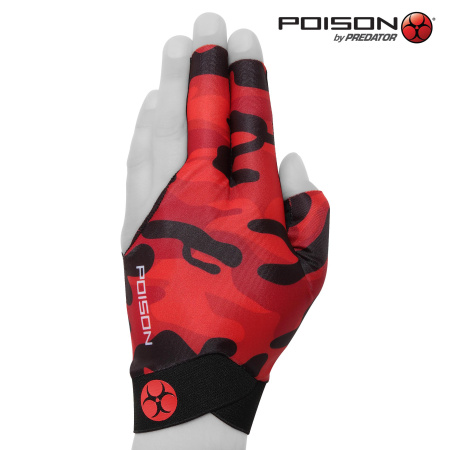 Перчатка Poison Camo Red S/M