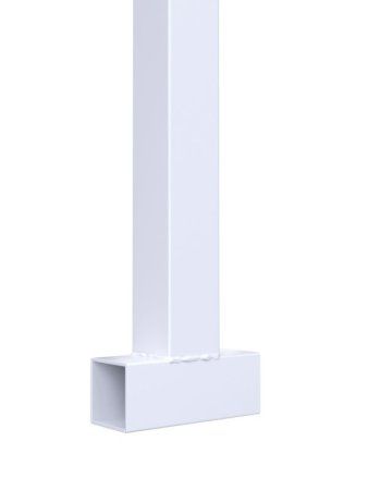 Баскетбольная стойка разборная с игровым щитом 1800х1050 мм из фанеры на метал. каркасе и массовым кольцом