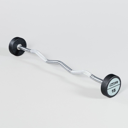Набор изогнутых полиуретановых штанг (шаг 5 кг, 5 шт) PROFI-FIT 10-30 кг