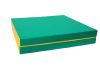 Мат № 10 КМС (100 х 150 х 10) складной 1 сложение зелёно/жёлтый