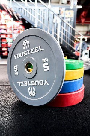Диск YOUSTEEL EVO BUMPER PLATE 5 кг.
