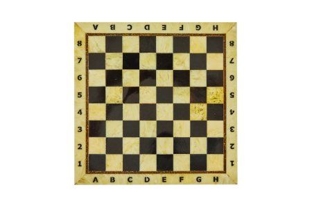 Шахматная доска средняя из янтаря без рамки 35*35