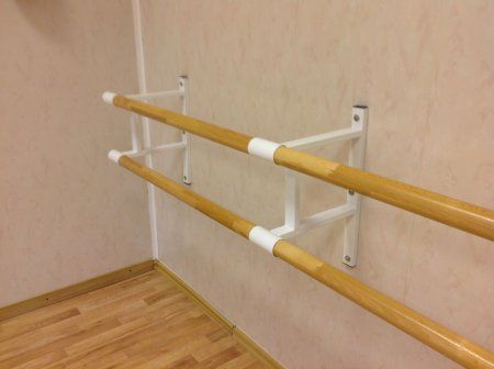 Станок балетный настенный двухрядный