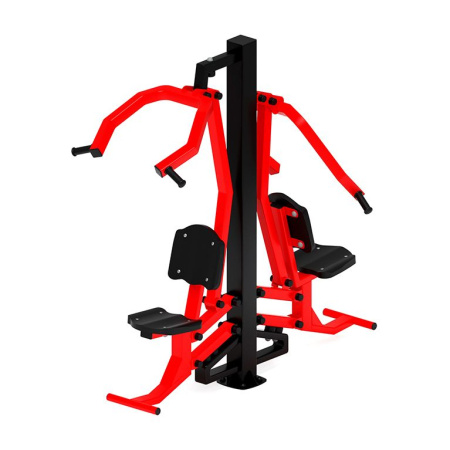 Тренажер уличный «Тяга верхняя + Жим от груди»