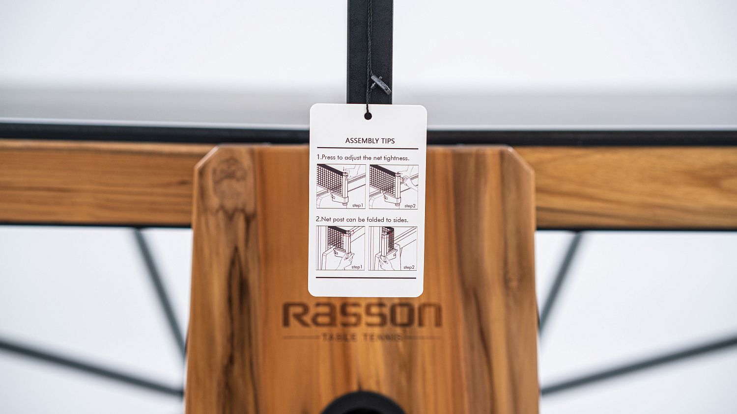Теннисный стол всепогодный Rasson Premium W-760 Teak Outdoor с сеткой