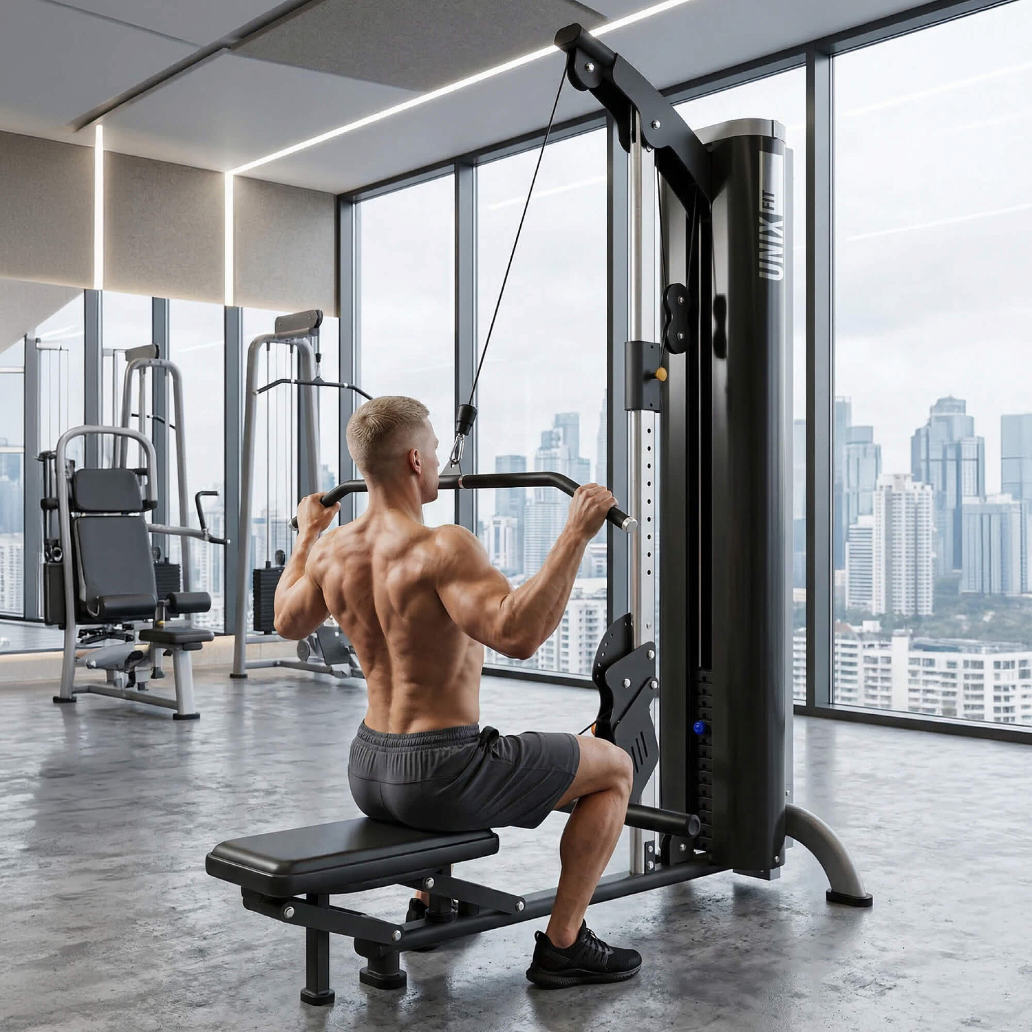 Тяга универсальная вертикальная/горизонтальная UNIX Fit 100 PRO (UC-9901)