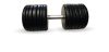 Гантель Barbell классик с вращающейся ручкой хром