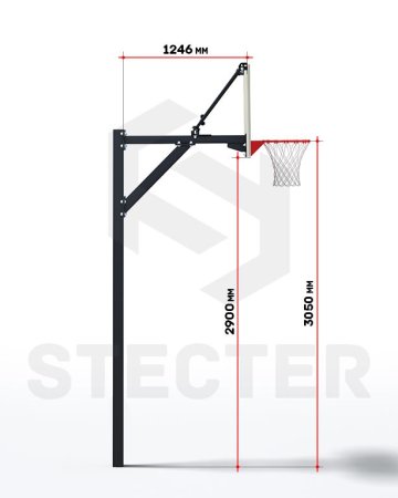 Уличная баскетбольная стойка Stecter