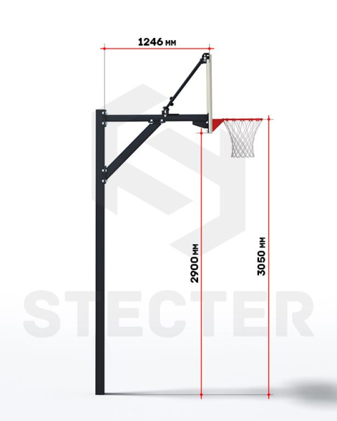 Уличная баскетбольная стойка Stecter