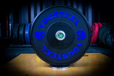 Диск  YOUSTEEL TRAINING PRO 20 кг. черный