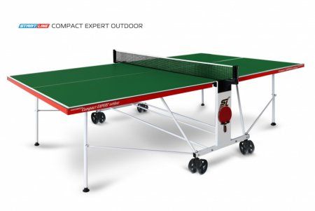 Теннисный стол StartLine Compact Expert Outdoor зеленый