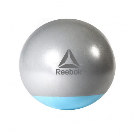 Гимнастический мяч Reebok двухцветный 75 см (голубой)