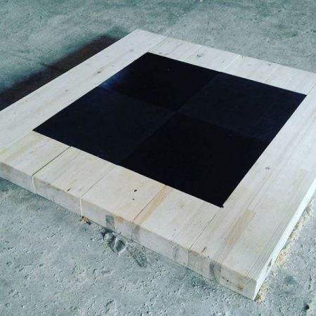 Помост для гиревого спорта 1.5х1.5х0.1м тренировочный