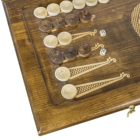 Нарды резные "Тессера" 60, Ustyan