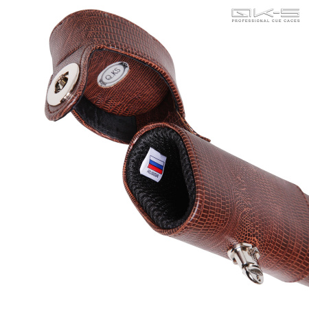 Тубус QK-S Musketeer 1x1 коричневый аллигатор
