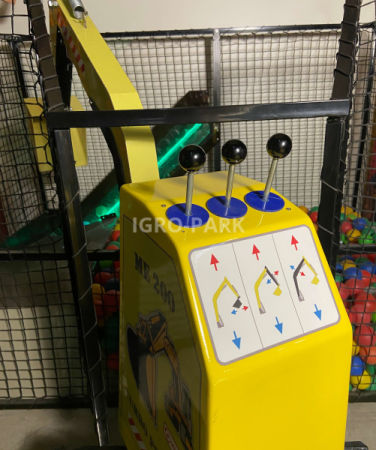 Экскаватор "Mini Excavator" с ограждением и игрой