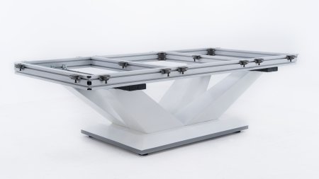 Бильярдный стол для пула RASSON "Victory 2 Plus" 9 футов (белый, сланец 30 мм)