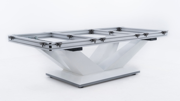 Бильярдный стол для пула RASSON "Victory 2 Plus" 9 футов (белый, сланец 30 мм)