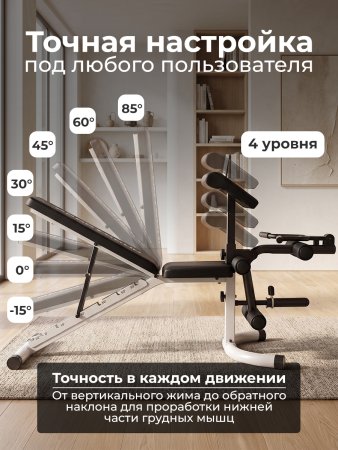 Скамья силовая универсальная с опциями DFC SPORTSOUL SBE2Q